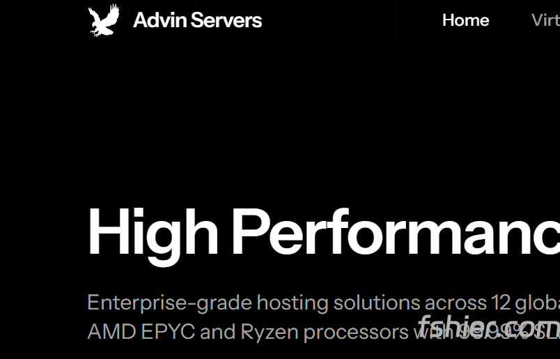 Advin Servers堪萨斯 KVM VPS，5折优惠，$8/月，8核/16G/128GB NVMe/10Gbps@32TB流量